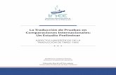 La Traducción de Pruebas en Comparaciones Internacionales ...publicaciones.inee.edu.mx/buscadorPub/P1/C/130/P1C130.pdf · prueba en que se considera que se ha alcanzado una eficiencia