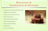 Reacciones de Transferencia de Electrones - Pedro Callealtapedrocallealta.weebly.com/uploads/2/6/9/3/26936468/redox.pdf · Normalmente estos iones aparecen como sales con cationes
