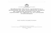 Evaluación técnica, económica y ambiental de una ... · V Evaluación técnica, económica y ambiental de una biorefinería a partir de materias primas con alto contenido en lignina