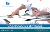 CATALOGO DE SERVICIOS - cdicapacitacion.comcdicapacitacion.com/uploads/s/n/u/w/nuwkmh2tlp89/file/poencUgL.pdf · CDI Capacitación Desarrollo Humano, Seguridad Industrial, Logística
