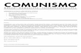 COMUNISMO No.12 (Febrero 1983) CONTRA EL TRABAJO De la ... · 2 DE LA ALIENACIÓN DEL HOMBRE A LA COMUNIDAD HUMANA I. Alienación y comunismo primitivo Contrariamente al puritanismo