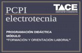 PCPI electrotecnia - rua.ua.es PCPI Electrotécnia.pdf · Nuestro PCPI esta formado por 15 alumnos: 2 mujeres y 13 hombres, de los cuales 3 son magrebíes y 1 colombiano. El alumnado