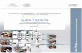 Guía Técnica - CBTis No. 78 · Guía Técnica. Expediente de evidencias de enseñanza [5] I. Consideraciones previas para el Expediente de evidencias 1. El Informe de cumplimiento
