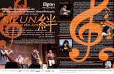 20ª Aniversario de La Semana Cultural Del Japón KIZUNA Cultural 2011/AHONDA... · “Moliendo Caf é”. Realiza su primera gira por Japón en el otoño de este ... Simultáneamente,