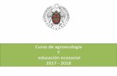 Curso de agroecología Y educación ecosocial 2017 - 2018³n Siembra... · Preparación del suelo para la siembra, normalmente con este tipo de arado la siembra se hace dando tres