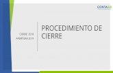 PROCEDIMIENTO DE CIERRE - videocontasis.comvideocontasis.com/classonlive/CIERRE CONTABLE 2018 - 2019/CIERRE 2018... · Estado de Resultados por Función) y el Formato SMV (Estado