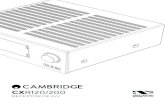 CXR120/200 - techsupport.cambridgeaudio.com · Cambridge Audio garantiza que este producto está libre de defectos de material y de fabricación (garantía sujeta a las condiciones