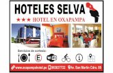 Presentación de PowerPoint - oxapampahotel.peoxapampahotel.pe/wp-content/uploads/...HOTELES-SELVA-OXAPAMPA-2015.pdf · Yanachaga Hotel Señores Agencia de Viajes: Somos una Empresa