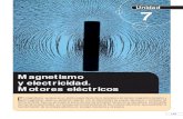 Magnetismo y electricidad. Motores eléctricos - kimerius.comy... · Unidad 7 El magnetismo, aunque es un efecto espontáneo de la naturaleza (el campo magnético terrestre y la magnetita),
