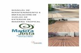 MANUAL DE MANTENIMIENTO E INSTALACIÓN DE SUELOS …az274650.vo.msecnd.net/assets/pdf/.../17336242...madeira-pucte-cm-27mm.pdf · El presente manual de instalación y mantenimiento