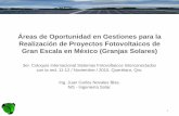 Areas de Oportunidad en Gestiones para la Realizacion de ... · Áreas de Oportunidad en Gestiones para la Realización de Proyectos Fotovoltaicos de Gran Escala en México (Granjas