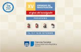 El oficio del investigador - Portal de la Facultad de ...cienciassociales.edu.uy/wp-content/uploads/2016/06/programa-jornadas-2016-v6.pdf · Globalized Era, Routledge 2014, La universidad