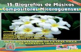 Biografías De Músicos Compositores Nicaragüenses · Biografías De Músicos Compositores Nicaragüenses 1 CRÉDITOS “15 BIOGRAFÍAS DE MÚSICOS COMPOSITORES NICARAGÜENSES”,