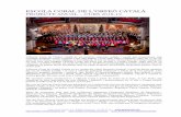 ESCOLA CORAL DE L’ORFEÓ CATALÀ PROJECTE ANUAL – CURS · PDF filecors de l’Orfeó Català, participa als cicles que organitza la Fundació Orfeó Català-Palau de la Música