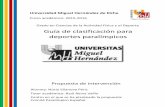 Universidad Miguel Hernández de Elchedspace.umh.es/bitstream/11000/2814/1/Memoria TFG Castellano. Núria... · En el deporte paralímpico existen dos tipos de federaciones: las federaciones