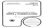 ENFERMEDADES RESPIRATORIAS: GRIPA y TUBERCULOSIS - … · Indicaciones Generales En esta unidad educativa encontrará los temas sobre gripa y tuberculosis que son enfermedades que
