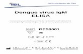 Dengue Virus IgM - ibl-international.com · El depósito de germen patógeno es el hombre. El Aedes aegypti constituye el vector principal de esta enfermedad, siendo un mosquito esencialmente