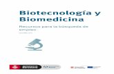 Recursos para la búsqueda de empleo - Barcelona Treball per a la... · tener en cuenta para realizar una búsqueda de empleo focalizada en el sector de Servicios de Biotecnología