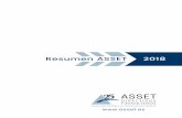 Resumen ASSET 2018 · análisis y estudio y networking que permiten a los directivos intercambiar experiencias y actualizarse constantemente a nivel profesional. ASSET dispone de