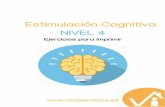 Estimulación cognitiva - vicaservicios.es³n... · Estimulación cognitiva – Nivel4 Realiza las siguientes operaciones: 47646 - 7839 83237 + 63432 93274 - 42842 838743 - 93642