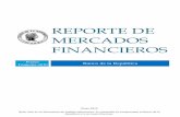Reporte de mercados financieros - Microfinance Gateway · los analistas (obs: 0,4%, esp: 0,3%) y los indicadores del sector industrial y de servicios presentaron una evolución positiva.