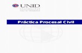 Práctica Procesal Civil - moodle2.unid.edu.mx · PRÁCTICA PROCESAL CIVIL 1 Sesión No. 3 Fase Postulatoria . Objetivo Explicar el concepto de demanda, así como identificar los