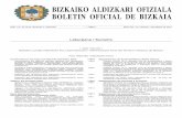 BIZKAIKO ALDIZKARI OFIZIALA BOLETIN OFICIAL DE BIZKAIA de vedas Bizkaia 2015 2016 caza.pdf · tir a la Sección de Caza y Pesca Continental, antes del 11 de octubre de 2015, un parte