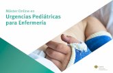 Máster Online en Urgencias Pediátricas para Enfermería · La organización de los servicios de atención al paciente pediátrico en situación de urgencia y emergencia, en muchas