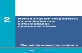 2 Rehabilitación respiratoria en pacientes con ...asemcatalunya.com/wp-content/uploads/2018/05/Rehabilitación... · Terapia ocupacional ..... 21 - Medidas para la promoción de
