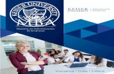 Catálogo KU MBA 2017 - keiseruniversity.edu.ni · pensamiento y la toma de decisiones y las habilidades necesarias para mejorarlas a fin de solucionar mejor problemas en un entorno