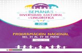 la DIVERSIDAD CULTURALlum.cultura.pe/.../programacion-nacional-semana-diversidad-cultural-2.pdf · Charla para estudiantes “Importancia de la Diversidad Cultural en el Perú”