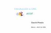 Introducción a UML - moodle2.unid.edu.mx · Índice • Introducción a UML – Vista general – Arquitectura – Bloques de construcción • Modelado Estructural – Diagramas