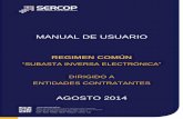 MANUAL DE USUARIO - portal.compraspublicas.gob.ec · El presente manual tiene como objetivo dar a conocer los fundamentos legales y el funcionamiento de la herramienta electrónica