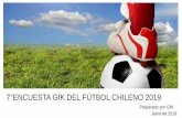 7°ENCUESTA GfK DEL FÚTBOL CHILENO 2019 - gfk.com · PDF file© GfK June 10, 2019 | Encuesta GFK Adimark del Fútbol 2019 4 Distribución muestra Norte Grande CIUDAD MUESTRA Arica