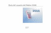 Guía del usuario del Nokia 2300 - nds1.webapps.microsoft.comnds1.webapps.microsoft.com/phones/files/guides/Nokia_2300_UG_es.pdf · Pegue la etiqueta adhesiva en esta Guía del usuario.