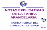 NOTAS EXPLICATIVAS DE LA TARIFA ARANCELARIA · Documento técnico.— Guía para que los operadores puedan clasificar adecuadamente las mercancías Interpretación oficial del Sistema