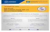 DN-0123 METODOLOGÍA DE LA INVESTIGACIÓNean.ucr.ac.cr/sites/default/files/dn-0123.pdf · investigación en el ámbito de la Administración de Negocios, que posibilite el diseño