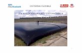 Presentación Cisternas Flexibles - agromar.com.pe · CISTERNAS FLEXIBLES ... Un suelo plano y horizontal es su única limitación. Múltiples volúmenes, según necesidades. Sin