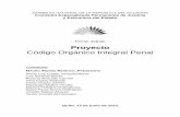 Proyecto Código Orgánico Integral Penal - Derecho Ecuadorderechoecuador.com/Files/images/Documentos/Borrador Articulado COIP I... · ASAMBLEA NACIONAL DE LA REPÚBLICA DEL ECUADOR