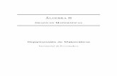Departamento de Matemáticasmatematicas.unex.es/~navarro/algebra2/apuntes2015.pdf · en una indeterminada con coeﬁcientes racionales y complejos: la condición necesaria para que
