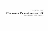 CyberLink PowerProducer 3download.cyberlink.com/ftpdload/user_guide/powerproducer/37/esp/Power... · Una herramienta de producción transforma la película en su disco duro en un