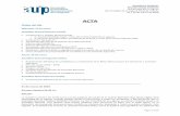 ACTA - auip.org€¦ · ASAMBLEA GENERAL Reunión Anual Ordinaria Universidad de La Laguna San Cristóbal de La Laguna,Tenerife, España 21 y 22 de marzo de 2018