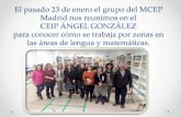 El pasado 23 de enero el grupo del MCEP de Madrid nos ... · Asociación fonema –grafema. ... carteles en cada carpetas zona, preparamos bandejas o con el material de cada zona