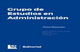 Grupo de Estudios en Administración ación - cesa.edu.co · Bogotá, D.C., marzo de 2019 Coordinación editorial: Editorial CESA Impresión: Imagenprinting S.A Todos los derechos