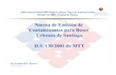Norma de Emisión de Contaminantes para Buses Urbanos de ... · GOBIERNO DE CHILE CENTRO DE CONTROL Y CERTIFICACIÓN VEHICULAR Norma de Emisión de Contaminantes para Buses Urbanos
