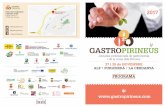 Patrocinadors oficials GASTROPIRINEUSgastropirineus.com/wp-content/uploads/2017/11/programaA4GP2017.pdf · CUINA EN DIRECTE la cuina de l’aprofitament: sostenibilitat i rendibilitat