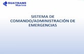 SISTEMA DE COMANDO/ADMINISTRACIÓN DE EMERGENCIAS · Un Sistema de Comando de Incidentes (ICS) permite la comunicación y el planeamiento integrado, estableciendo procedimientos de