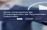 Guía Interactiva de Investigación de Accidentes Laborales · 1 Sistema Delt@: Comunicación a la Inspección de Trabajo y Seguridad Social de los accidentes ocurridos durante el