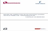 encuesta de satisfacción usuarios CLM2014 · Servicio Público de Teleasistencia de Castilla-La Mancha, que presta la empresa ... primero con Cruz Roja Española y desde el año