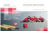 Lista de habilitación agosto 2000 - leuze.com€¦ · Lista de habilitación del sistema eléctrico para Audi AG Proyecto Au426 San José Chiapa, México